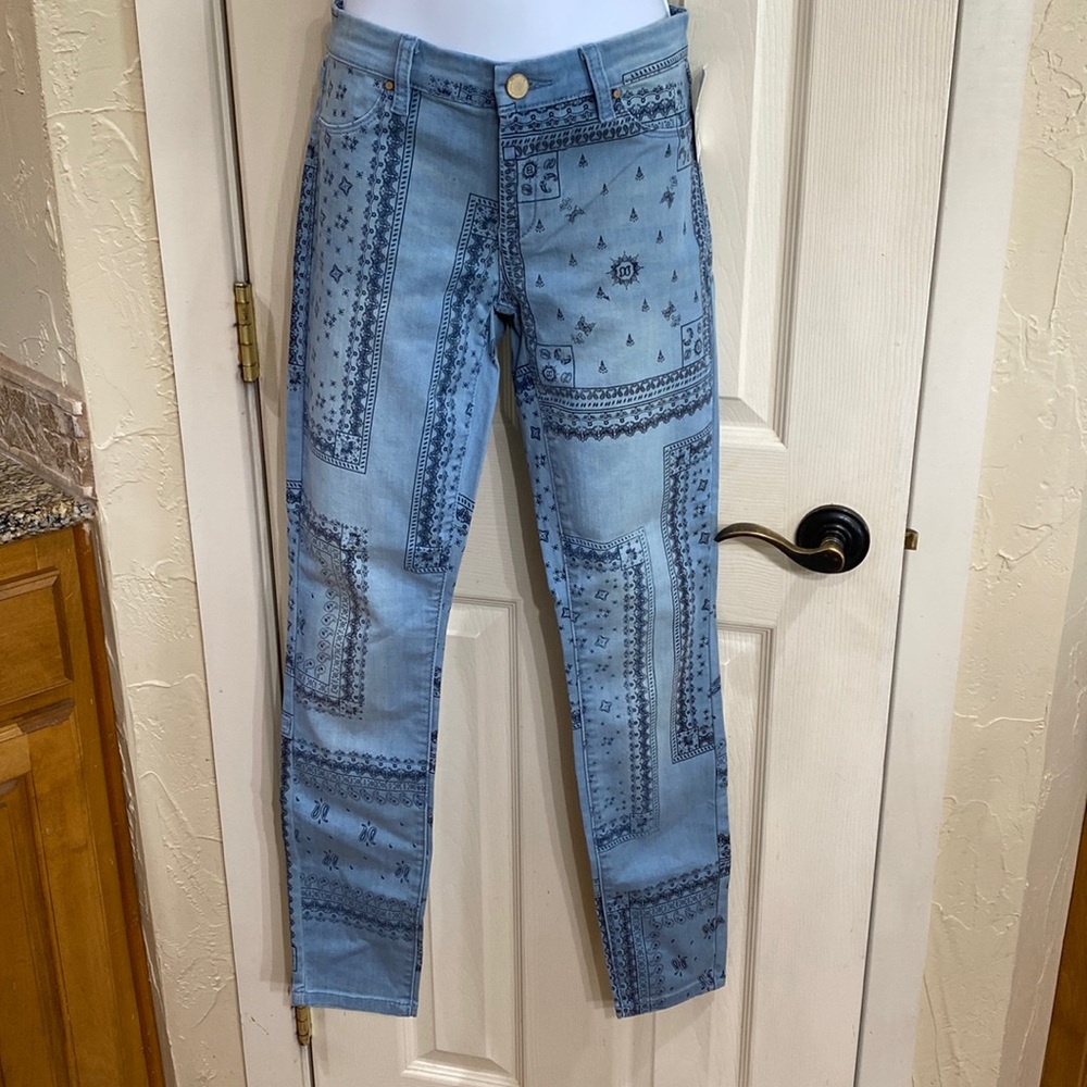 Blank NYC Bandana Print Jeans